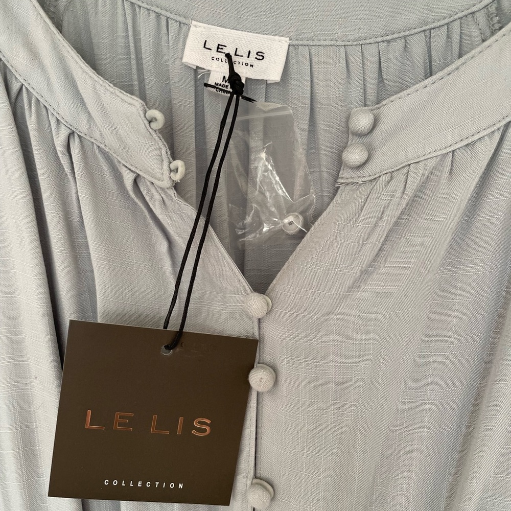 Button Detail Romper - Picture 3 of 3